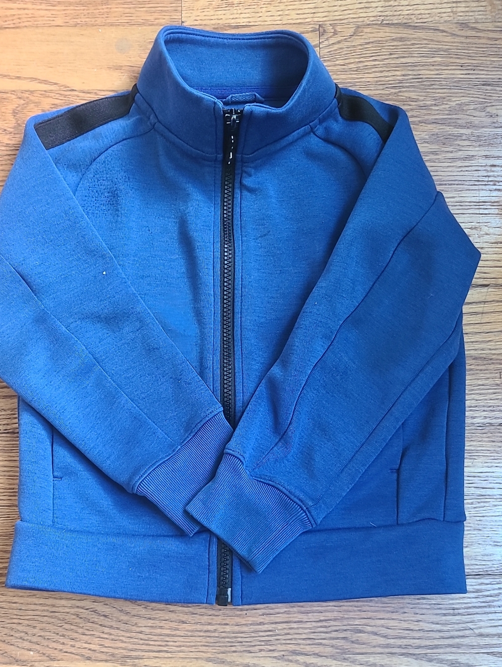 Uniqlo Kids Royal Blue Full-Zip Puffer Jacket